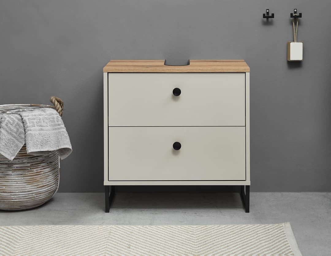 BASIC by Balculina Linea Waschbeckenunterschrank | Grau