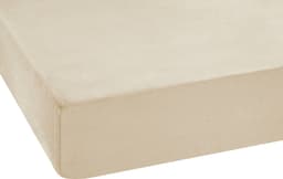 SETEX Spannbettlaken GOTS Feinbiber | Beige