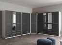 priess Kleiderschrank Barcelona | Schwarz 5