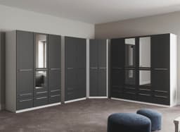 priess Kleiderschrank Barcelona | Schwarz