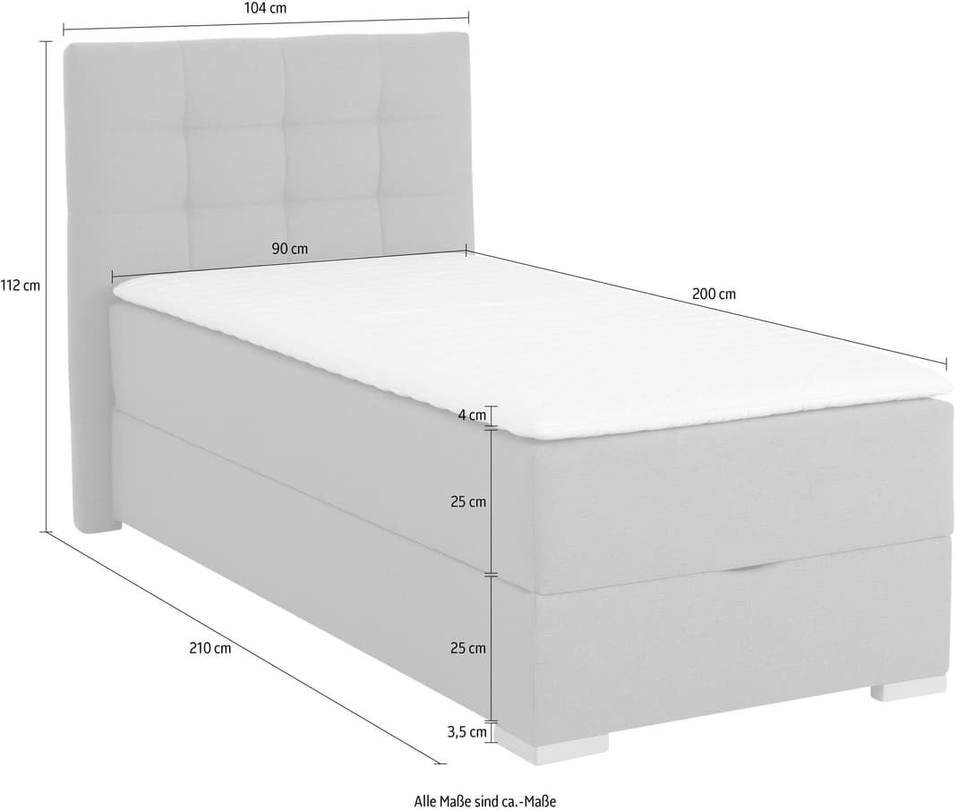 Home affaire Boxbett Lorenzo | Schwarz