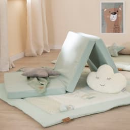roba® Krabbeldecke Woodland Buddies | Grün