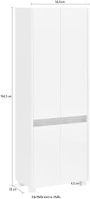 Schildmeyer Hochschrank Cosmo | Weiß 3