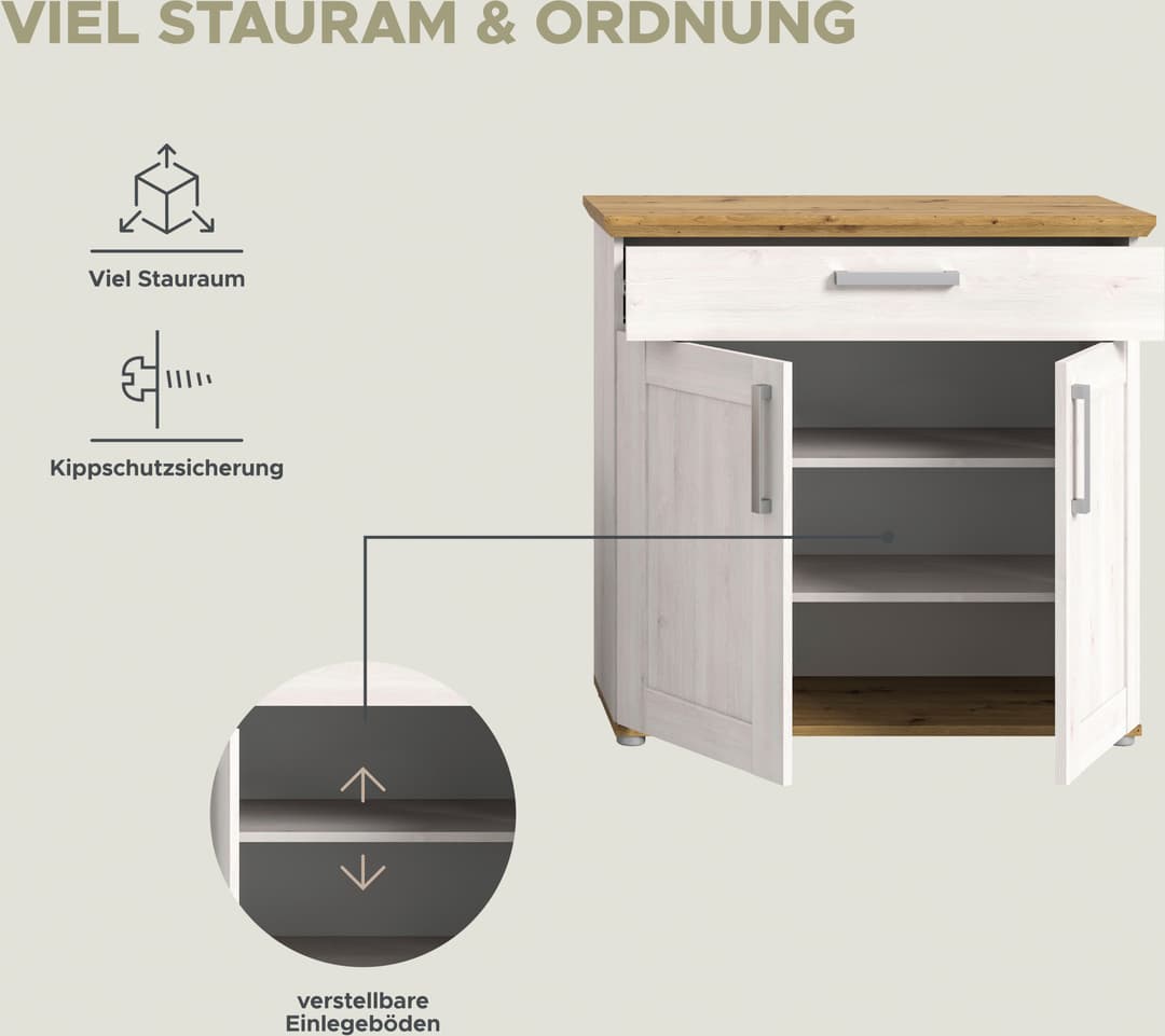Home affaire Schuhschrank COSENZA | Holztöne