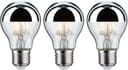 Paulmann LED-Leuchtmittel 3er Pack | Silber