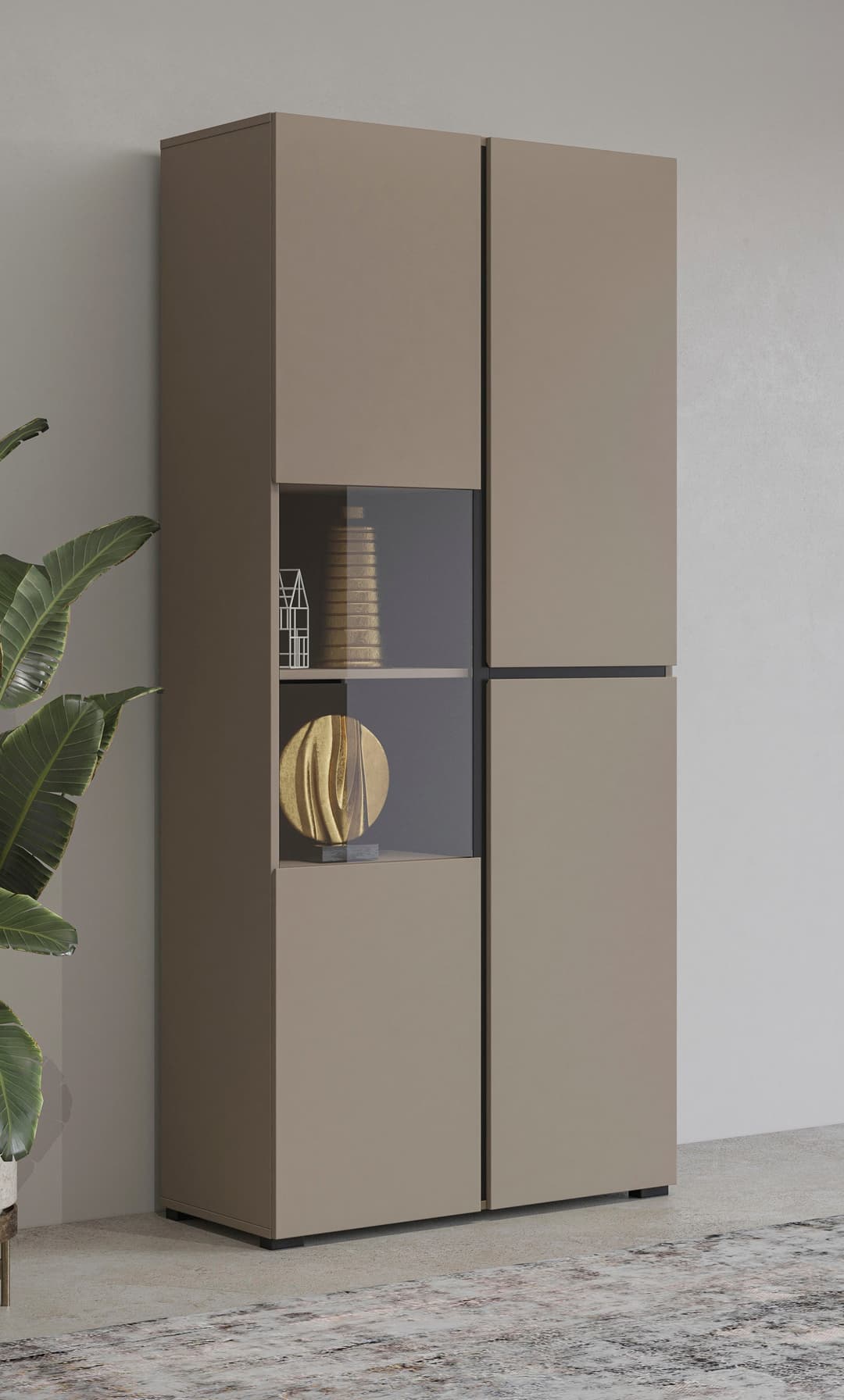 OTTO home Vitrine Cross | Braun