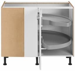 OPTIFIT Unterschrank 1/2 Karussellböden | Grau