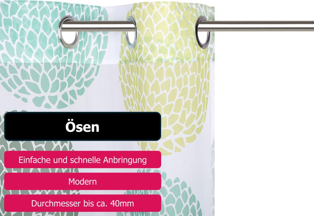 OTTO home Gardine BELEM | Grün