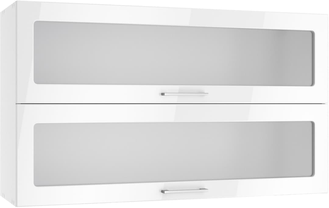 KOCHSTATION Klapphängeschrank KS-Milan | Weiß