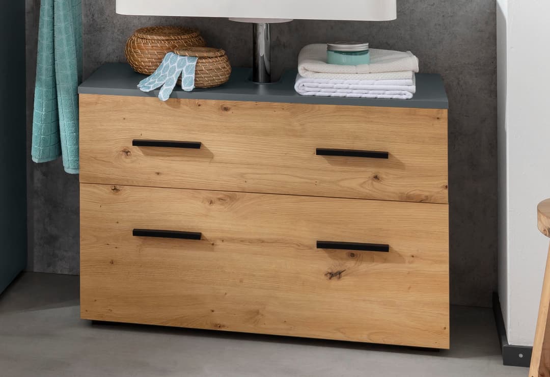 INOSIGN Waschbeckenunterschrank Skara | Holztöne