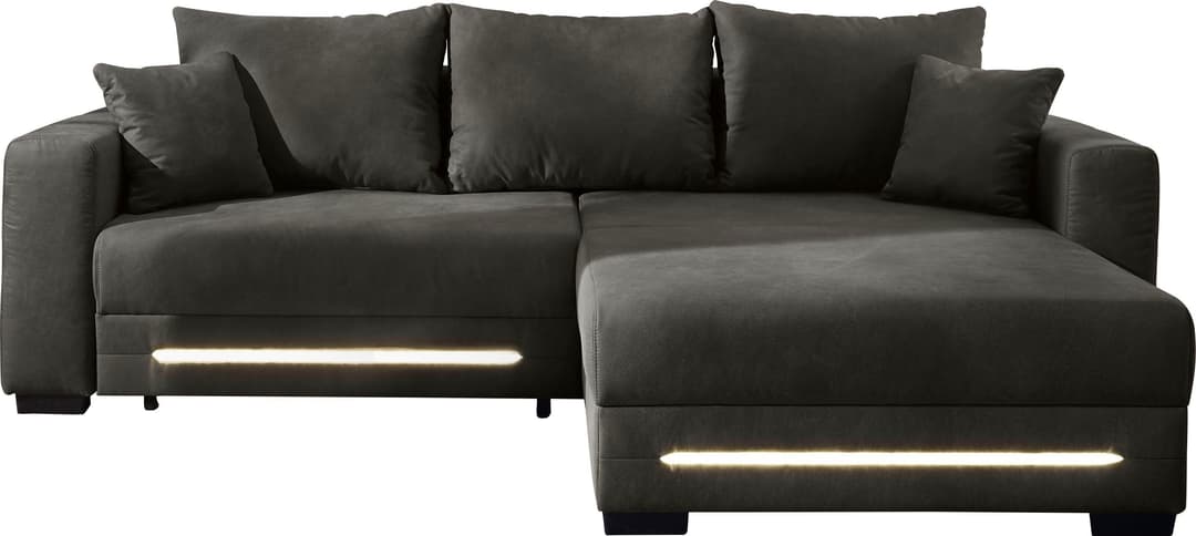 Jockenhöfer Gruppe Ecksofa Spotlight XL L-Form | Grau