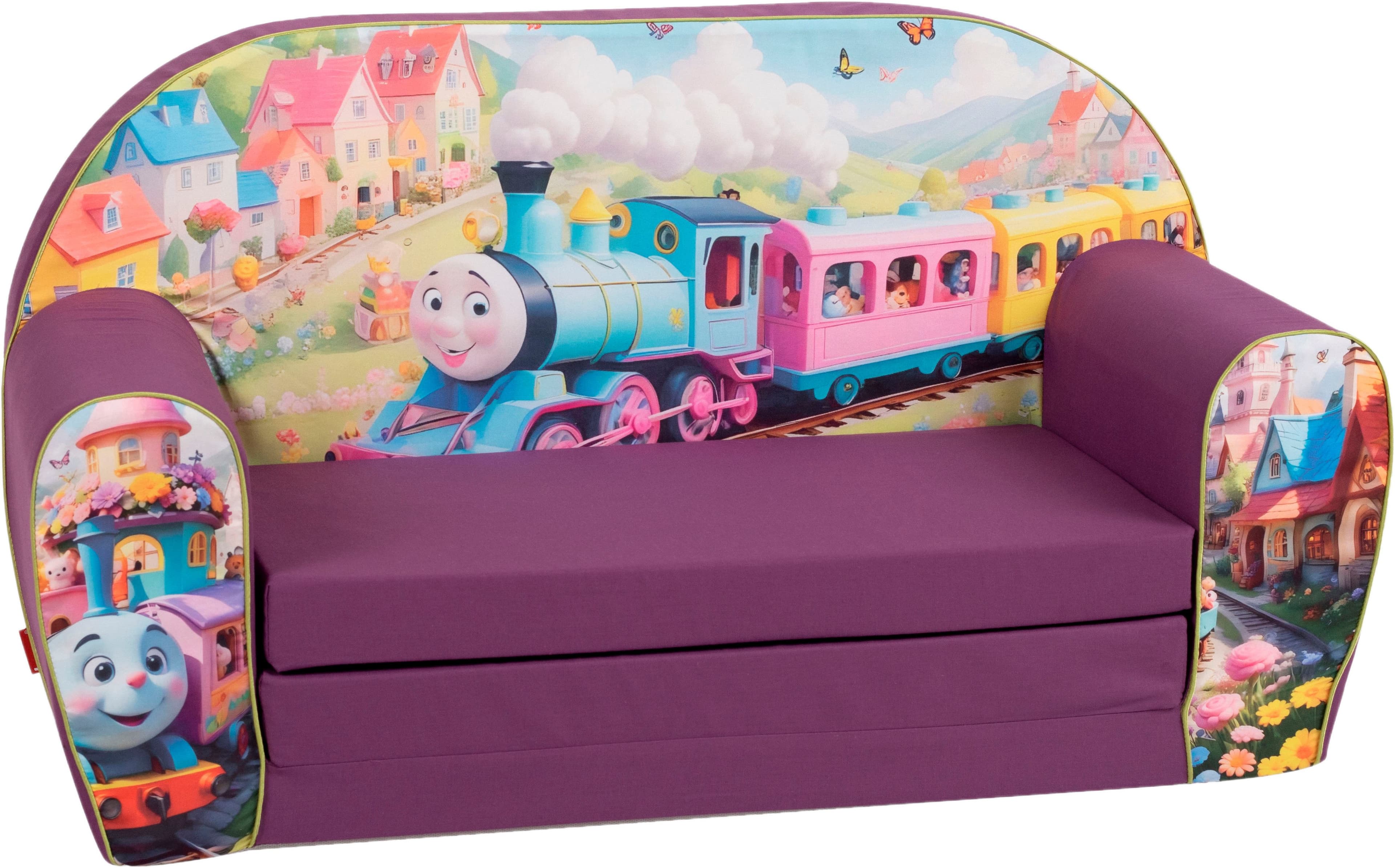 Knorrtoys® Sofa Happy train | Lila