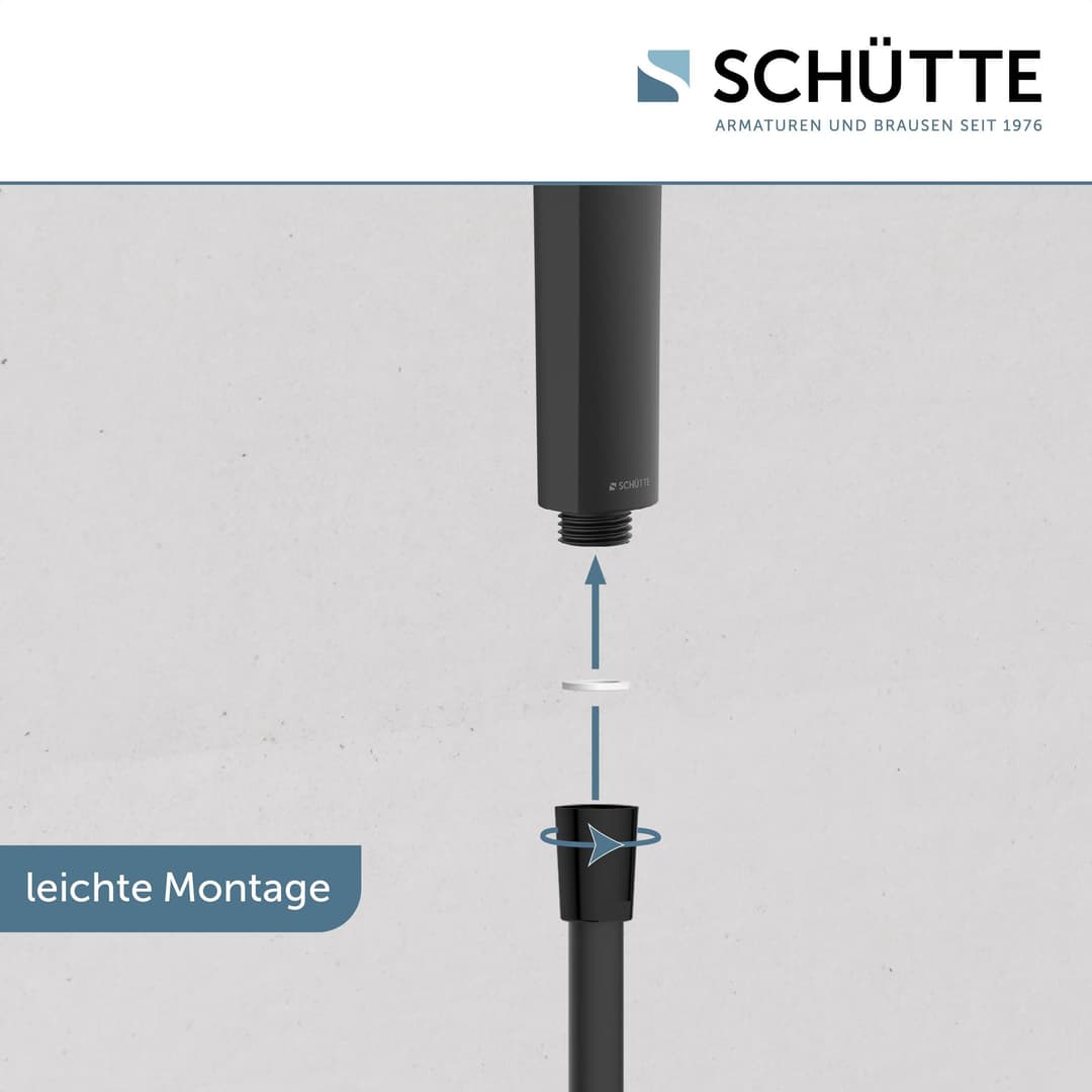 Schütte Handbrause RAVEN | Schwarz