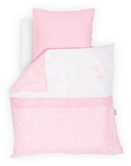 Träumeland Babybettwäsche Krone | Rosa