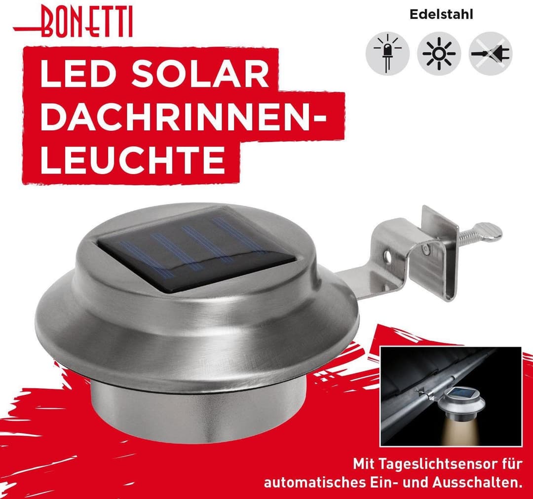 IC Gardenstyle Dachrinnen-Leuchte | Silber
