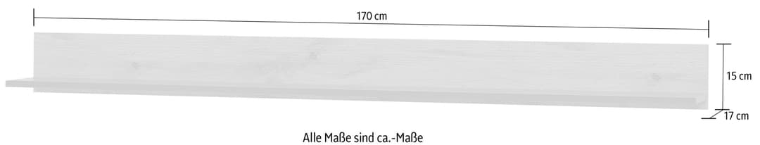 Home affaire Wandregal City/Giron | Holztöne
