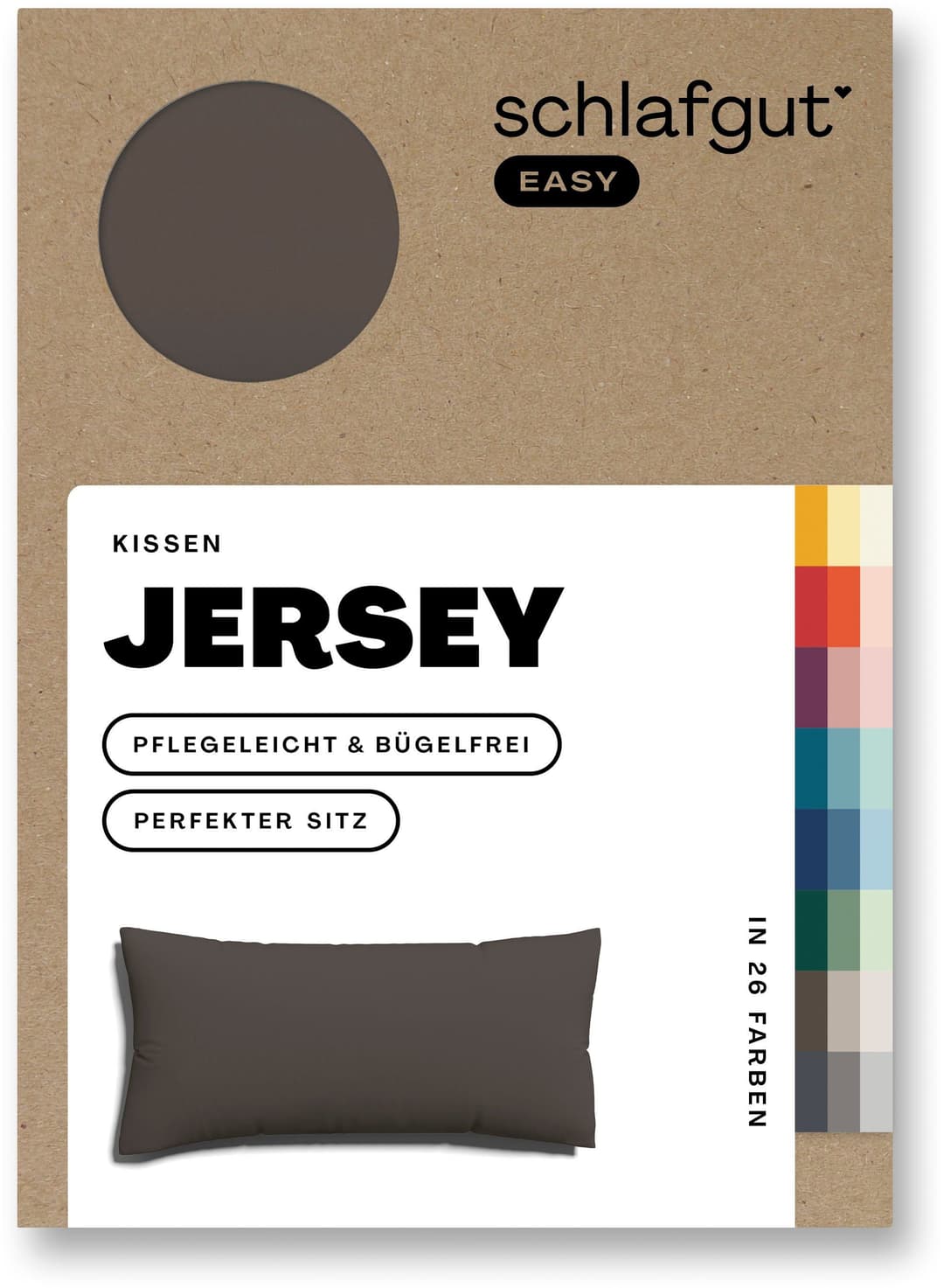 Schlafgut Kissenbezug EASY JERSEY | Beige