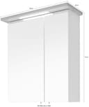 Saphir Quickset 923 Spiegelschrank | Weiß 5