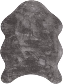 Paco Home Fellteppich Pelt 640 | Grau