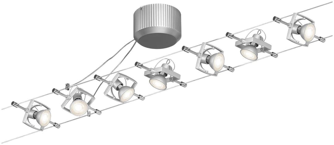 Paulmann LED Deckenleuchte Mac II | Silber