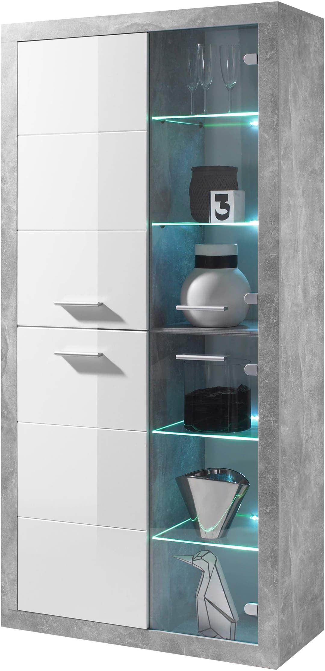 HBZ Highboard Stone | Weiß