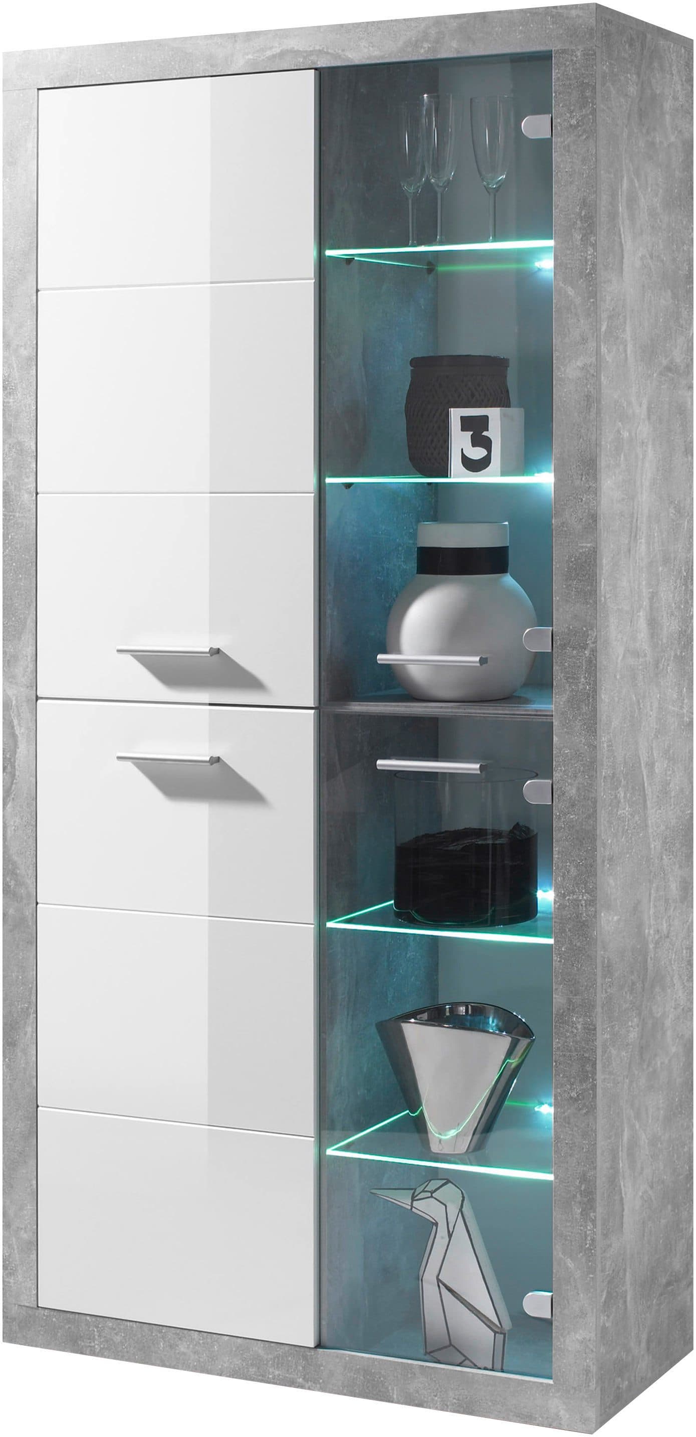 HBZ Highboard Stone | Weiß