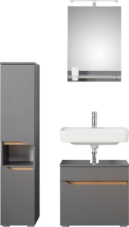 Saphir Quickset Möbelfuß-Set | Silber