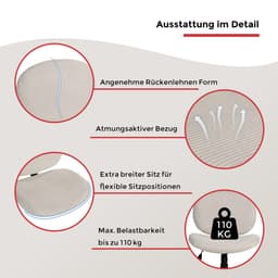 Duo Collection Drehstuhl Tilo | Beige