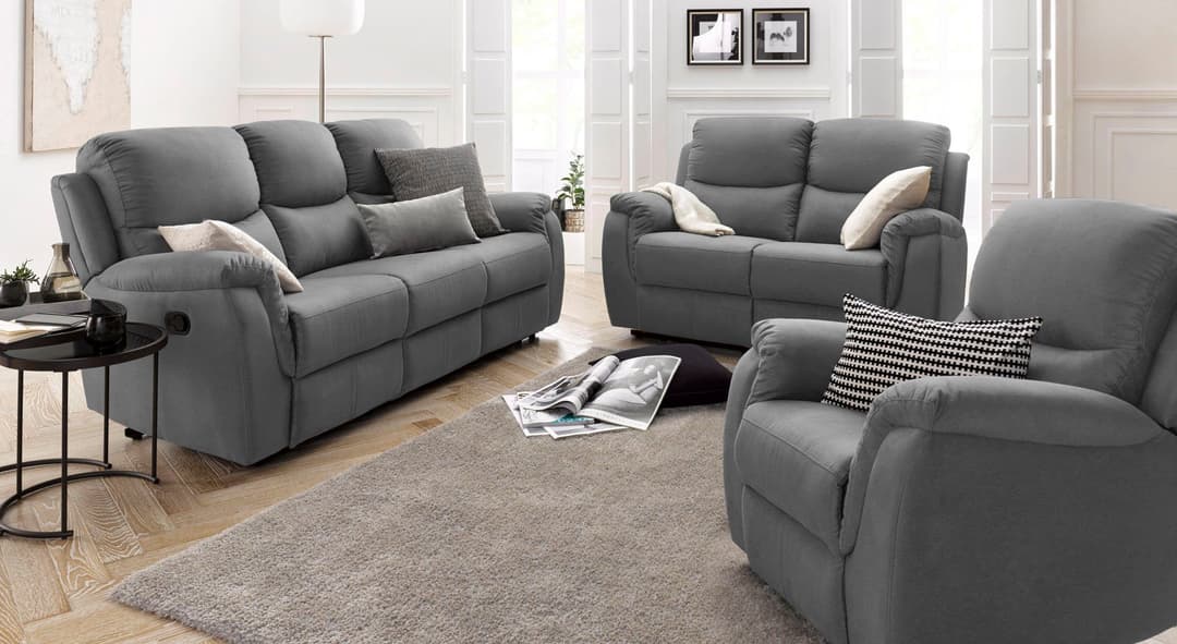 ATLANTIC home collection Relaxsessel Diana | Grau