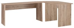 FMD Eckschreibtisch Tiell | Holztöne