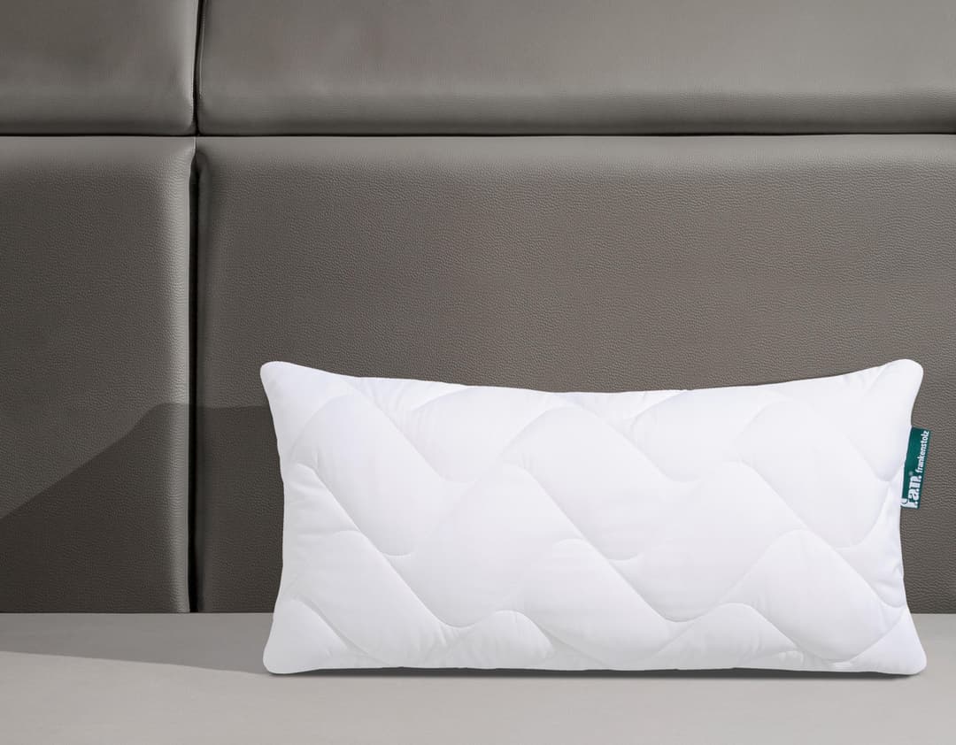 fan Microfaserkissen Hollofil Active m. MF-Bezug | Weiß