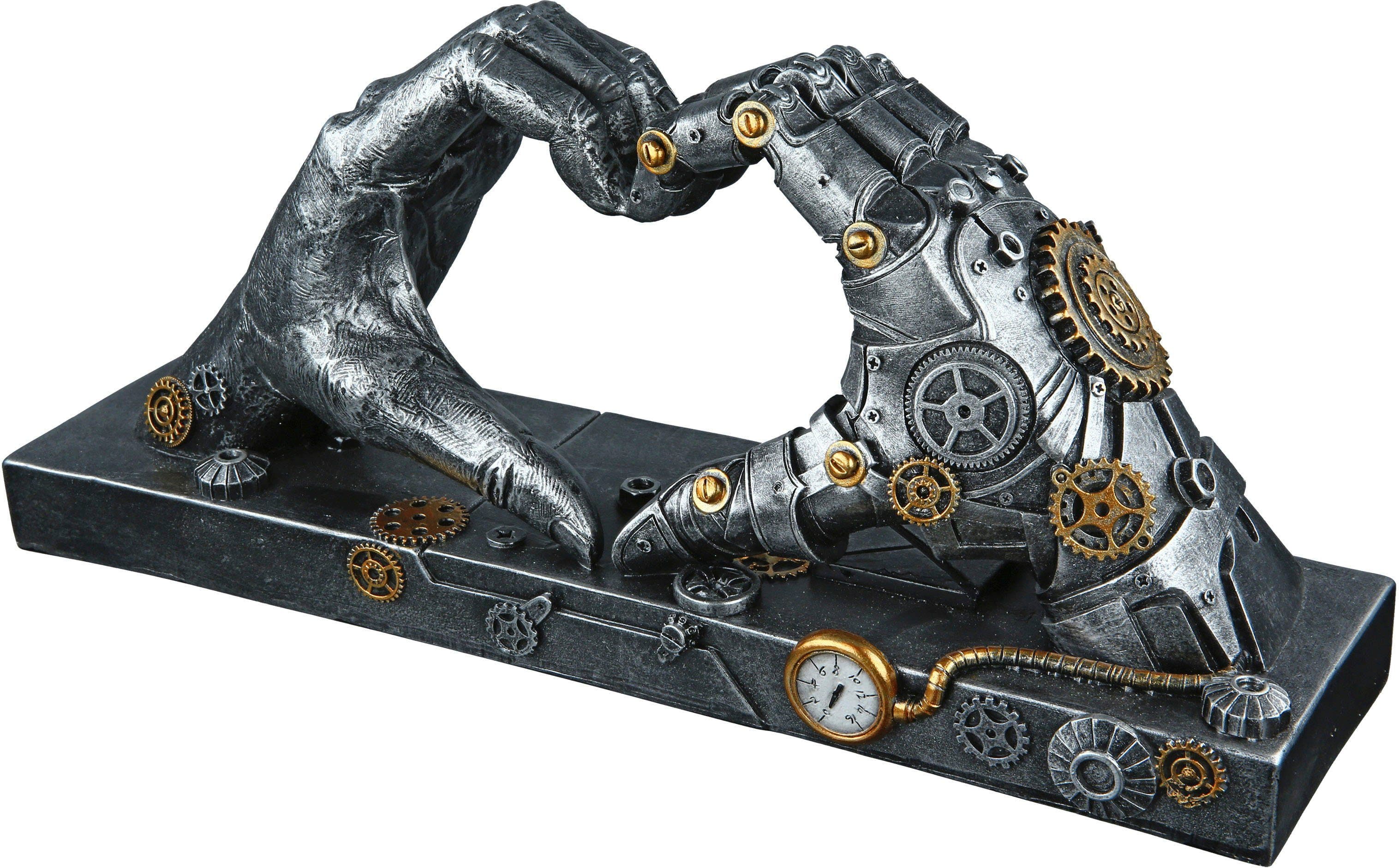 Casablanca by Gilde Dekofigur Steampunk Hand | Silber