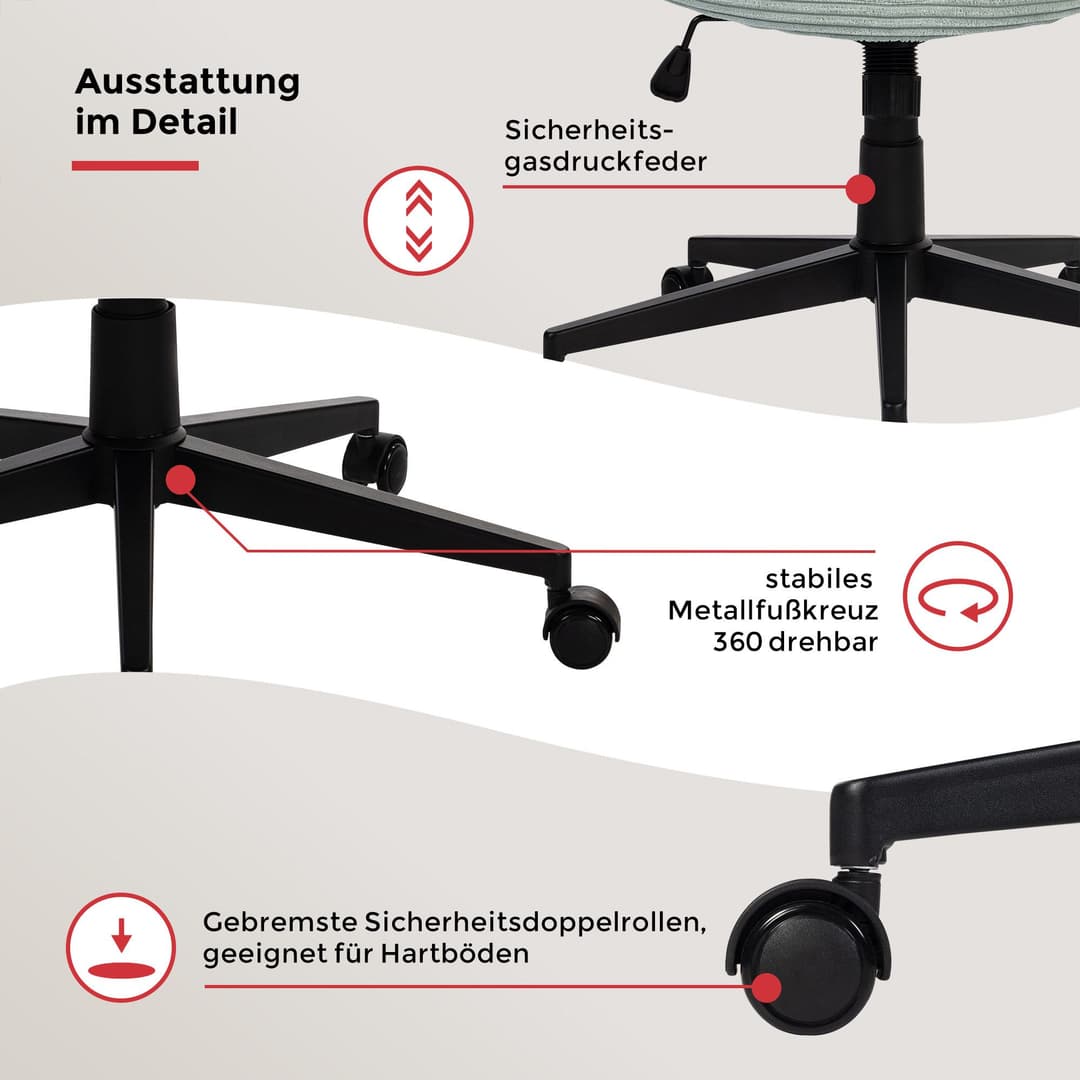 Duo Collection Drehstuhl Tilo | Grün