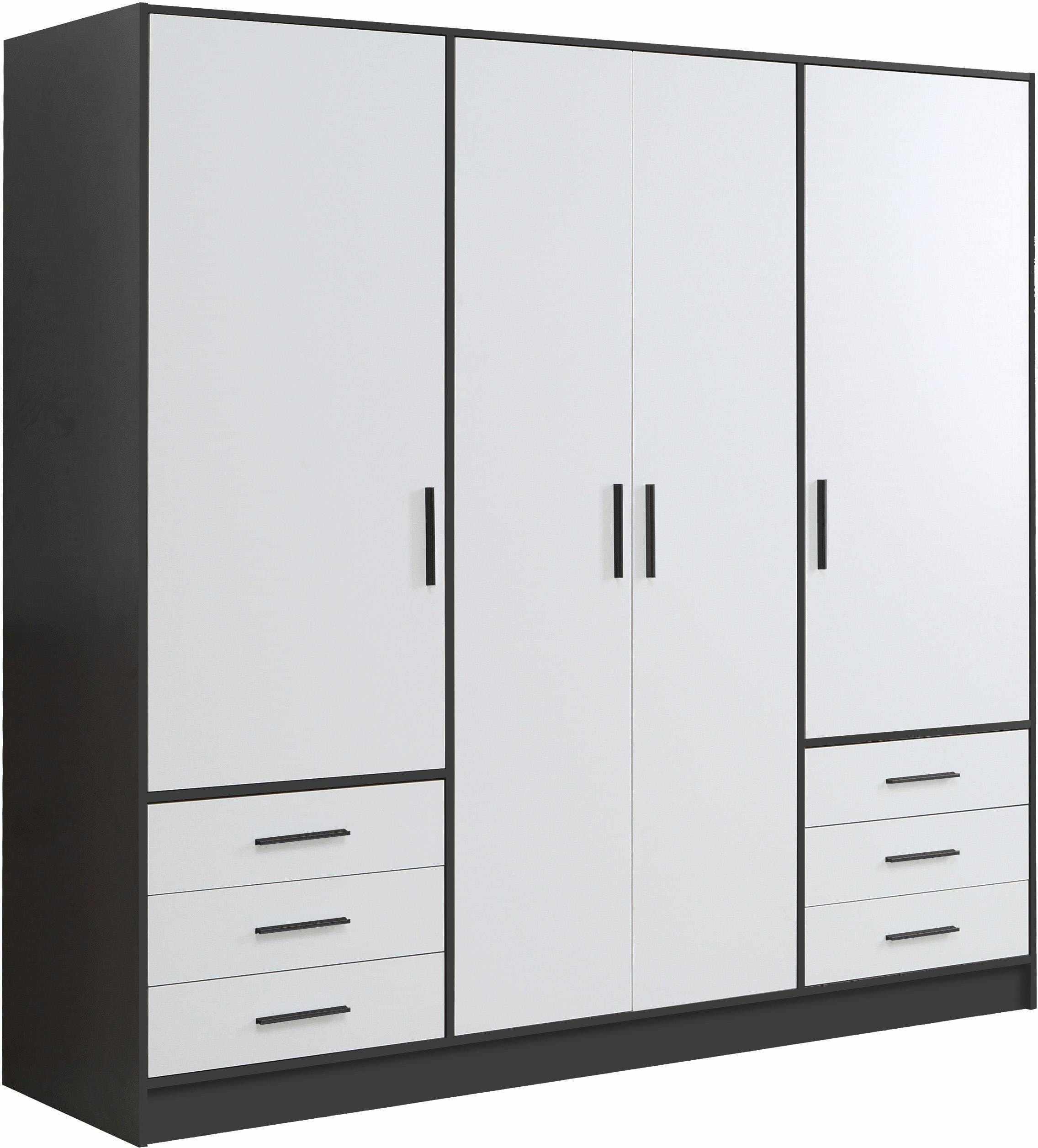 FORTE Kleiderschrank Jupiter | Mehrfarbig