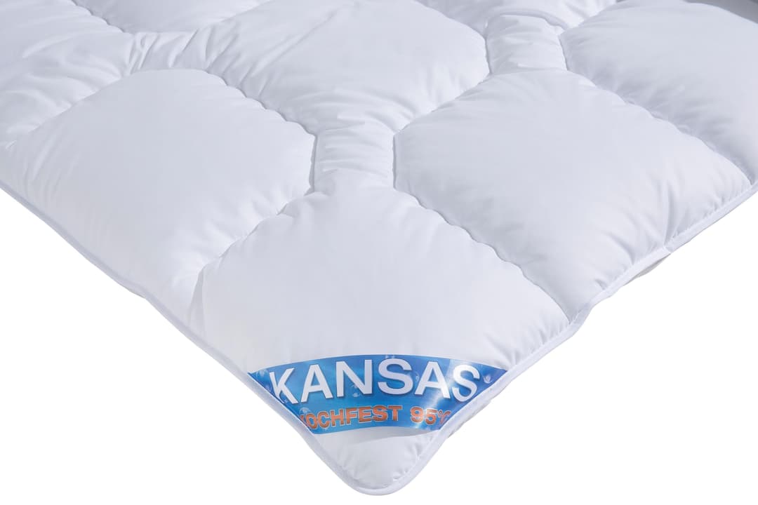 fan Microfaserbettdecke Kansas | Weiß