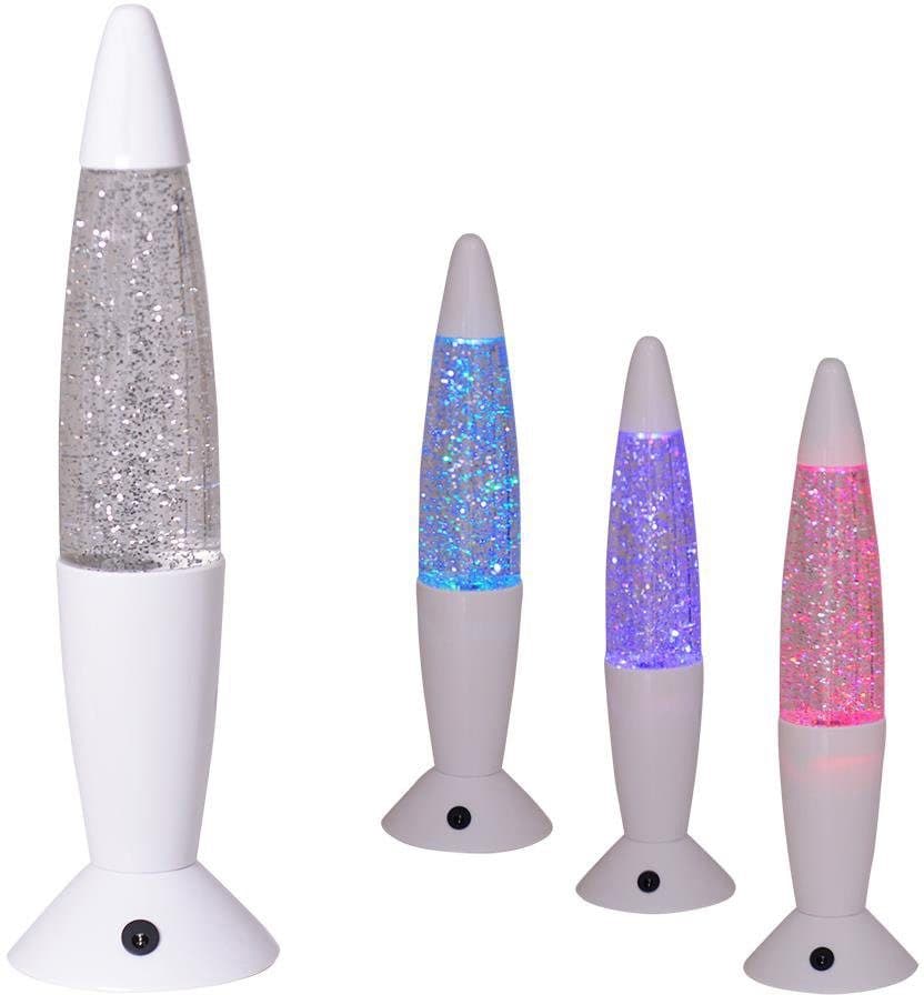 Näve LED Tischleuchte GLITTER | Mehrfarbig