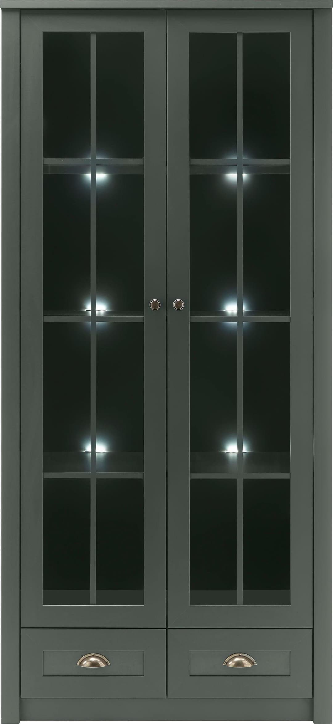 Home affaire Vitrine Ascot | Grün