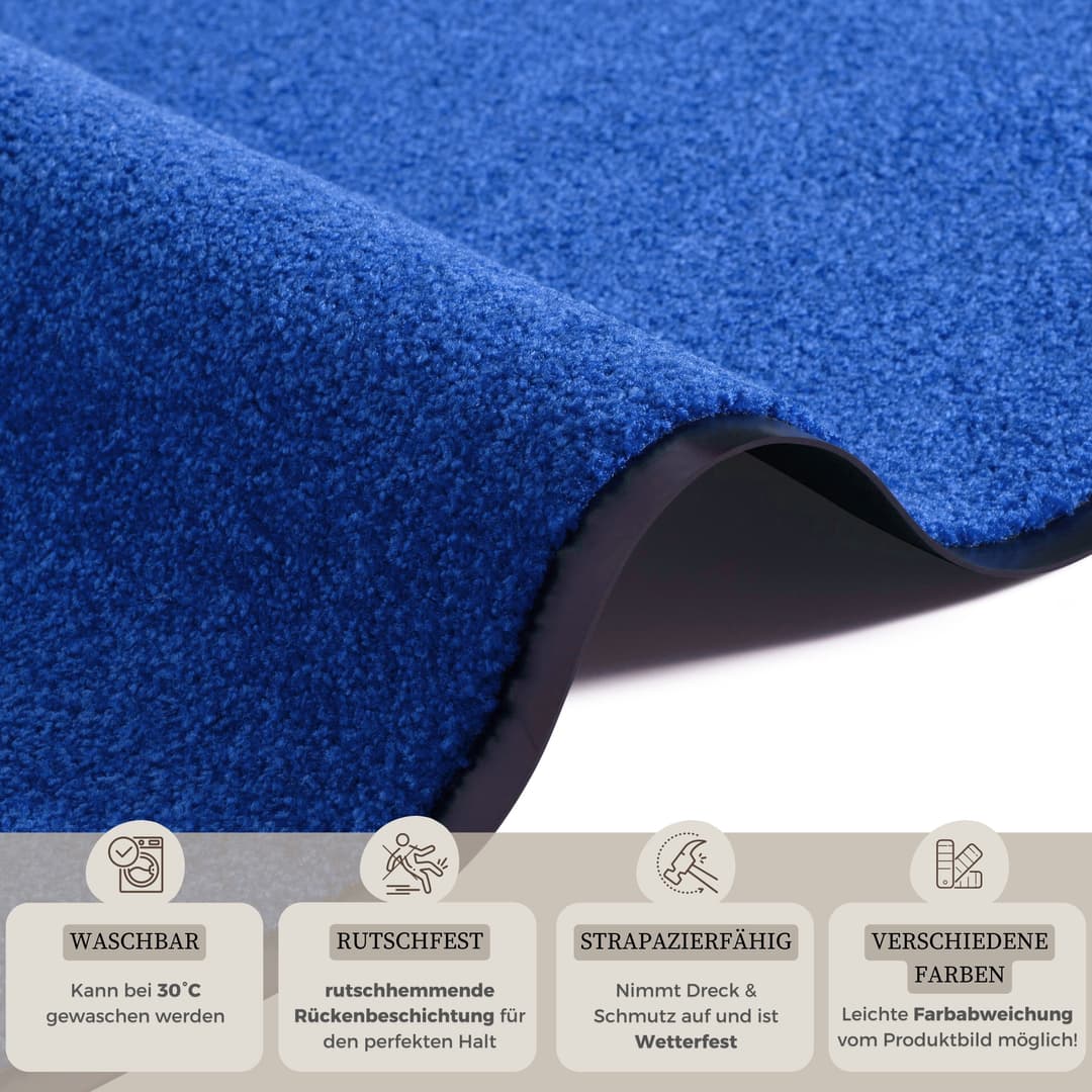 HANSE Home Fußmatte Wash & Clean | Blau