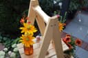Promadino Blumenständer | Holztöne 4