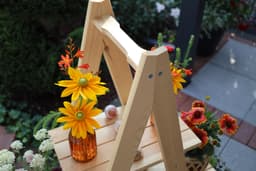 Promadino Blumenständer | Holztöne