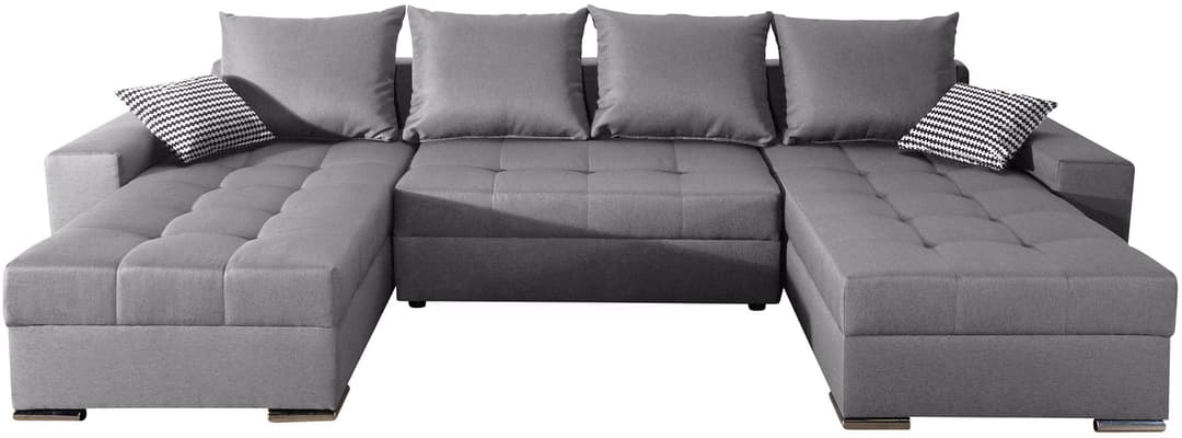 COLLECTION AB Wohnlandschaft Josy XL U-Form | Grau