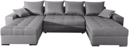 COLLECTION AB Wohnlandschaft Josy XL U-Form | Grau