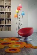 näve Stehlampe Colori | Mehrfarbig 3