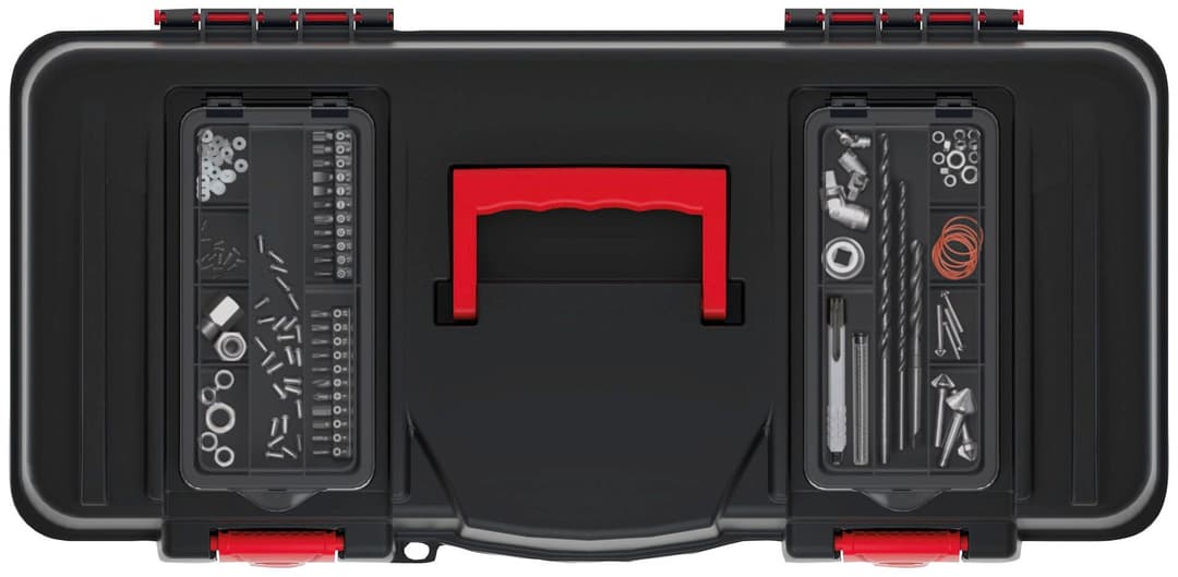 Prosperplast Werkzeugbox CALIBER | Schwarz