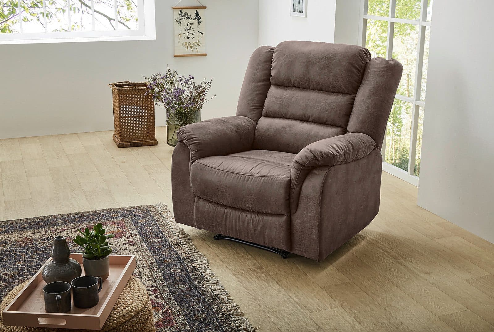 Jockenhöfer Gruppe Sessel Cleveland | Braun