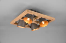 TRIO Leuchten Deckenleuchte Bell | Metall