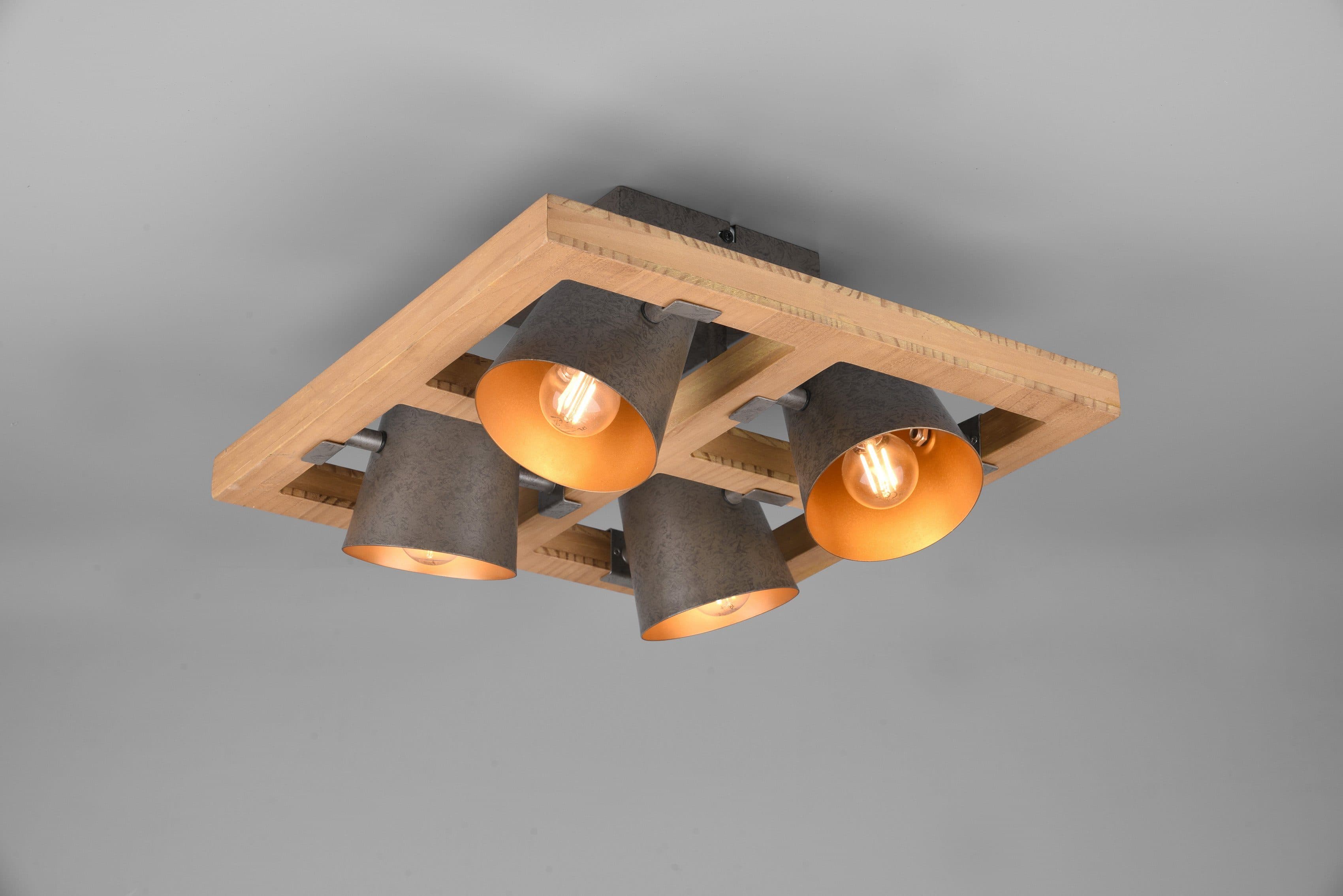 TRIO Leuchten Deckenleuchte Bell | Metall