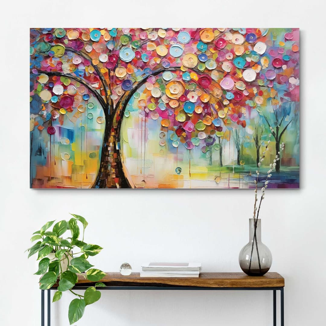 Reinders! Deco-Panel Mehrfarbiger Baum | Mehrfarbig
