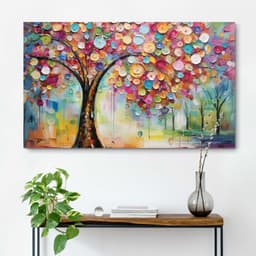 Reinders! Deco-Panel Mehrfarbiger Baum | Mehrfarbig