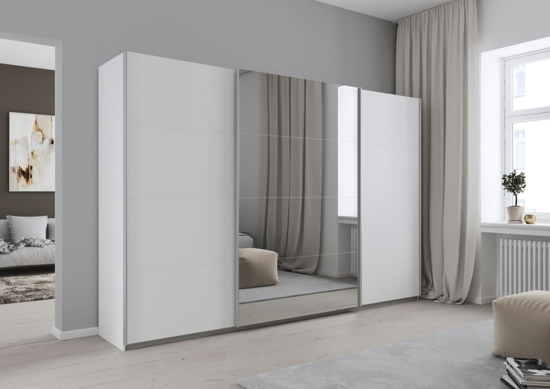rauch Schwebetürenschrank CORTONA | Weiß